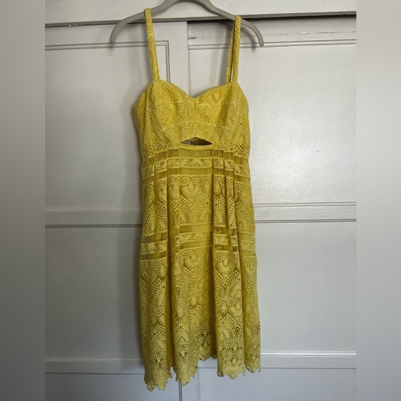 Thurley Dresses & Skirts - Thurley Yellow Lace Dress